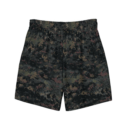 Digital Black Night Rust CAMO swim trunks - Mens Swim Trunks