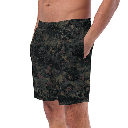 Digital Black Night Rust CAMO swim trunks - Mens Swim Trunks