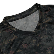 Digital Black Night Rust CAMO Unisex Basketball Jersey