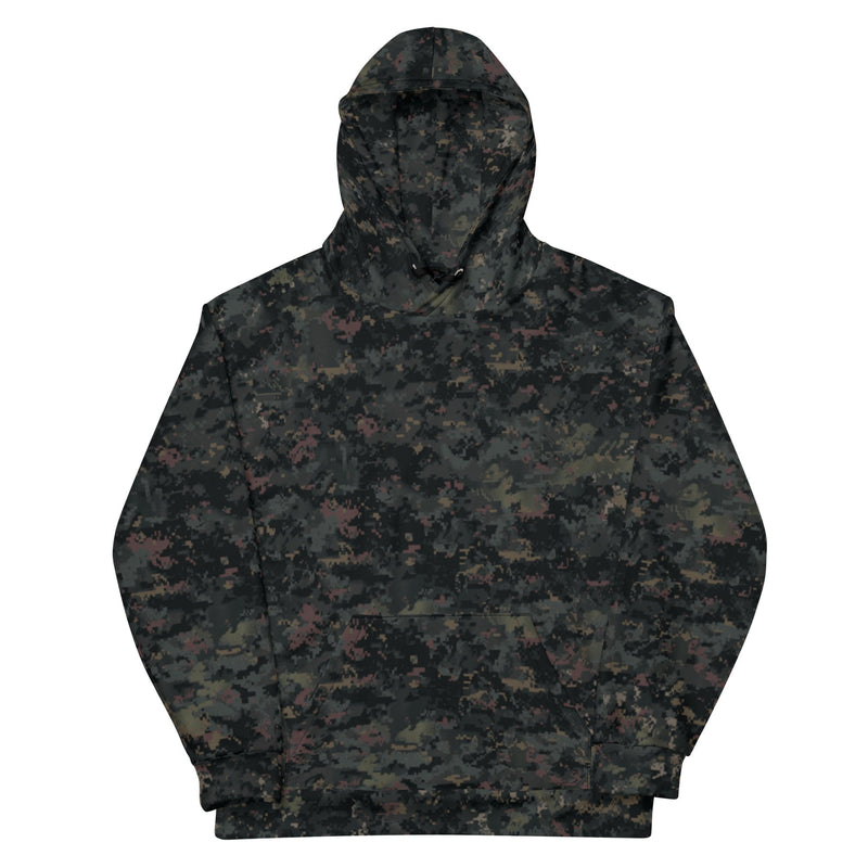 Digital Black Night Rust CAMO Unisex Hoodie