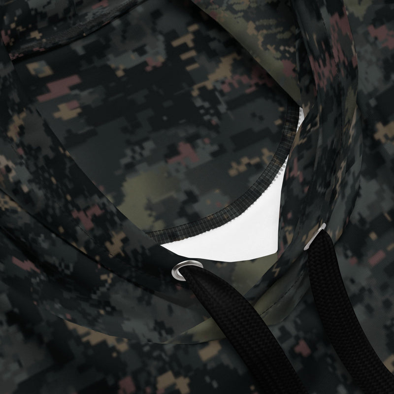 Digital Black Night Rust CAMO Unisex Hoodie