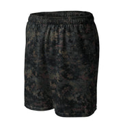 Digital Black Night Rust CAMO Unisex Mesh Shorts