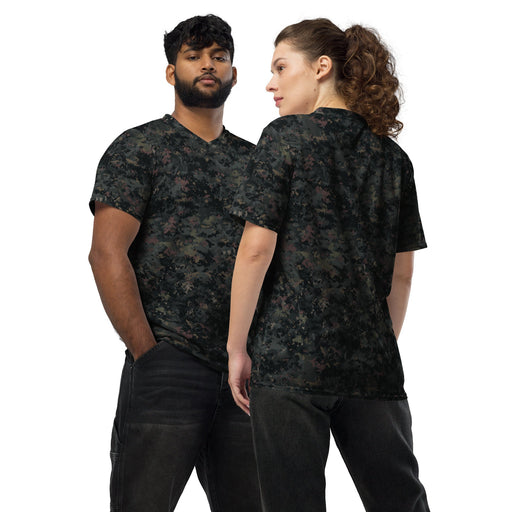 Digital Black Night Rust CAMO Unisex Sports Jersey - 2XS