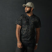 Digital Black Night Rust CAMO Unisex Sports Jersey