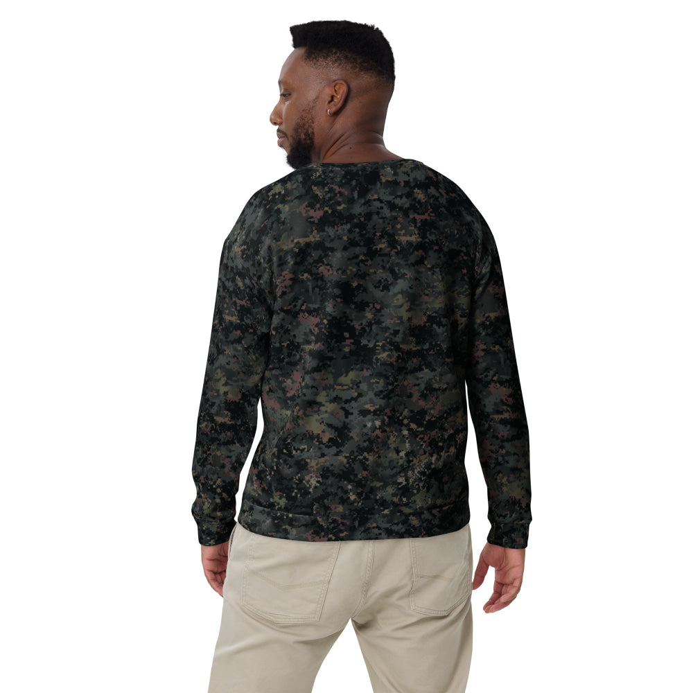 Digital Black Night Rust CAMO Unisex Sweatshirt