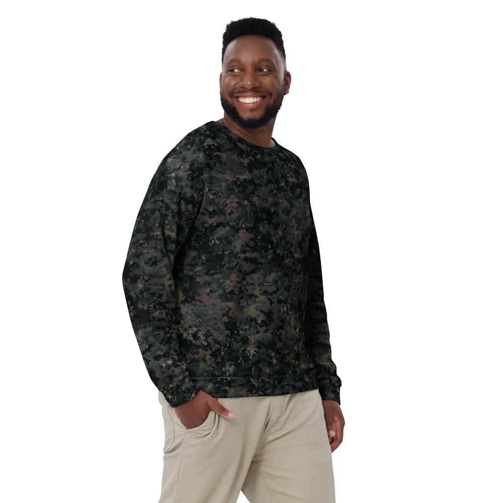 Digital Black Night Rust CAMO Unisex Sweatshirt