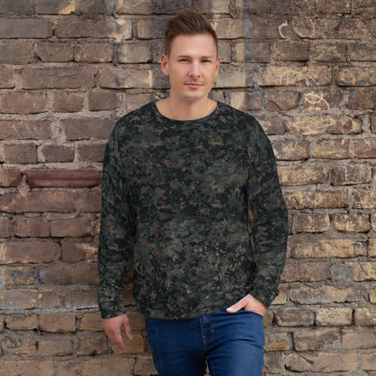 Digital Black Night Rust CAMO Unisex Sweatshirt - XS