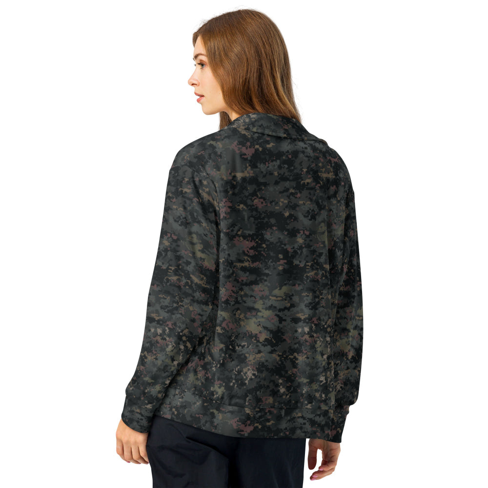 Digital Black Night Rust CAMO Unisex track jacket - Track Jacket