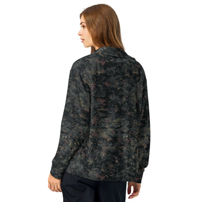 Digital Black Night Rust CAMO Unisex track jacket - Track Jacket