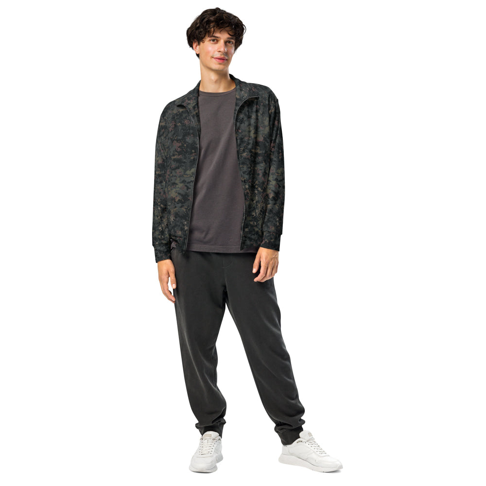 Digital Black Night Rust CAMO Unisex track jacket - Track Jacket