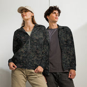 Digital Black Night Rust CAMO Unisex Track Jacket - 2XS