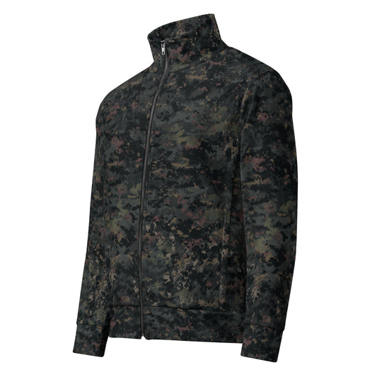 Digital Black Night Rust CAMO Unisex track jacket - 2XS - Track Jacket