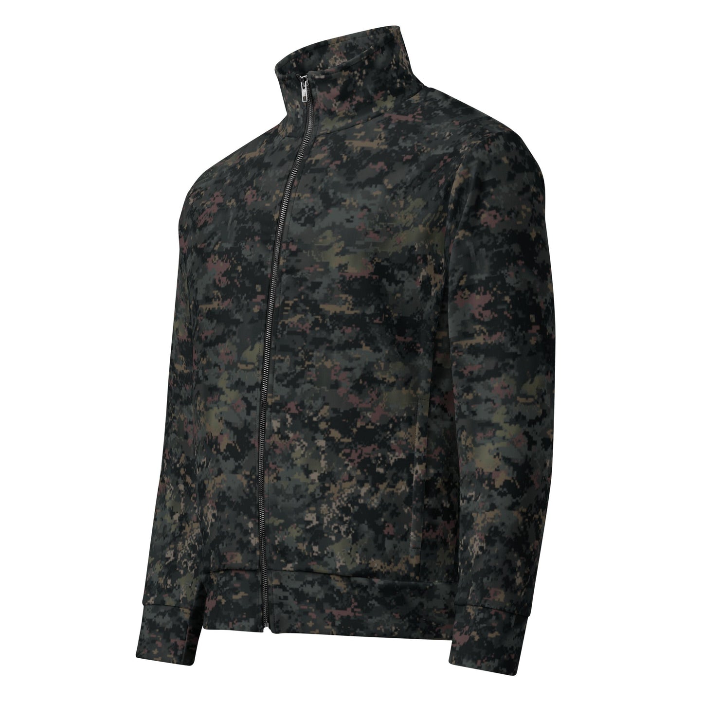 Digital Black Night Rust CAMO Unisex track jacket - Track Jackets