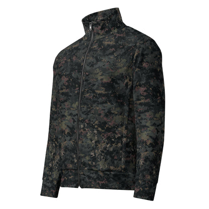 Digital Black Night Rust CAMO Unisex track jacket - Track Jackets
