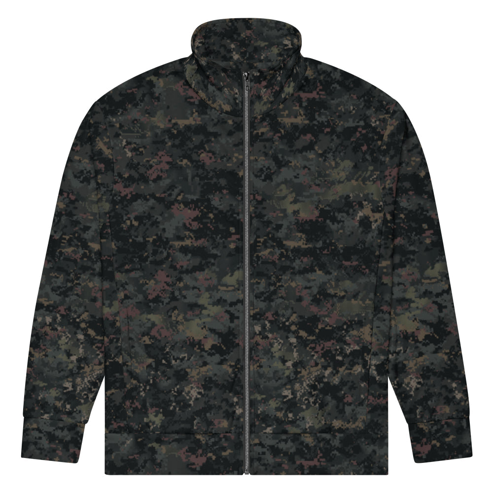 Digital Black Night Rust CAMO Unisex track jacket - Track Jacket