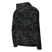 Digital Black Night Rust CAMO Unisex Zip Hoodie