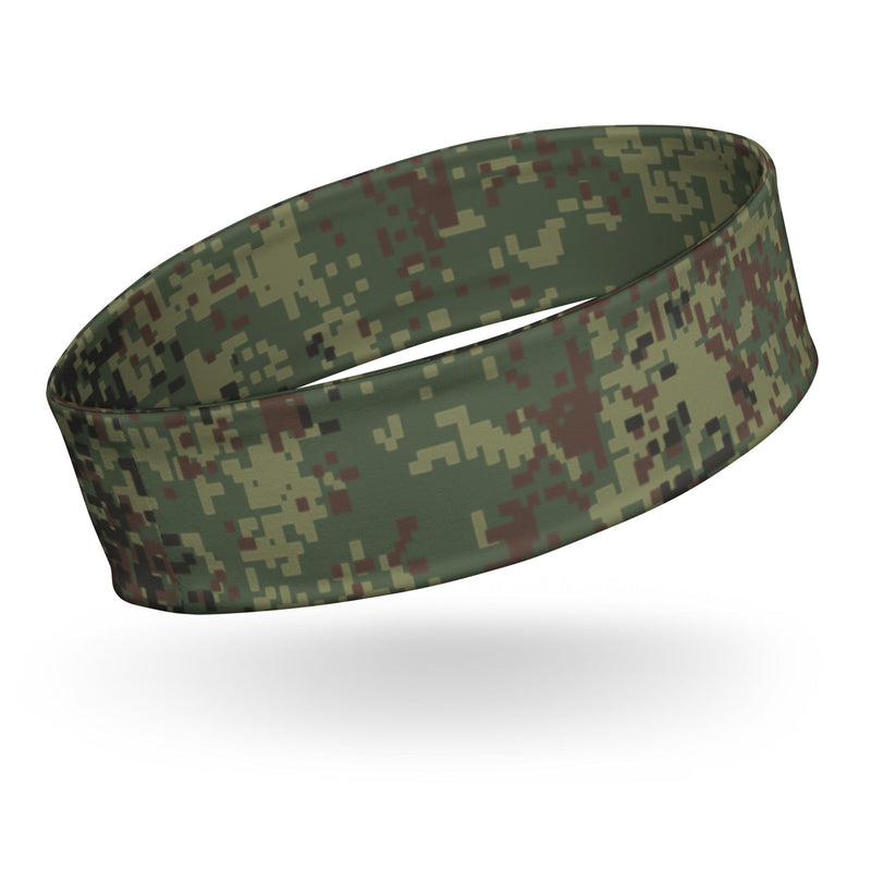 Digital Eastern Forest Veil CAMO Headband - Head