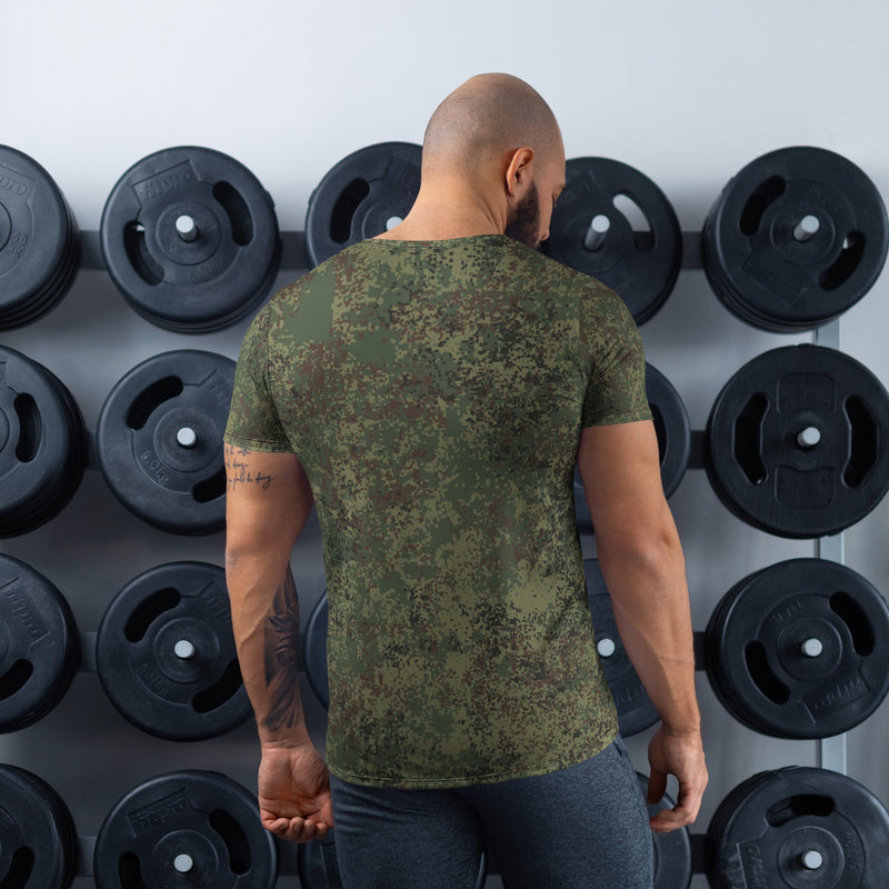 Digital Eastern Forest Veil CAMO Mens Athletic T-Shirt - Shirt