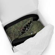 Digital Eastern Forest Veil CAMO Mens High-Top Canvas Shoes