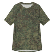 Digital Eastern Forest Veil CAMO Mens Short-Sleeve Rash Guard - 2XS - SS