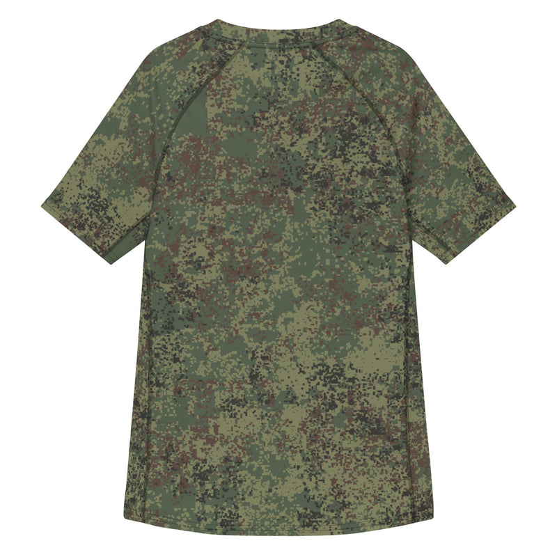Digital Eastern Forest Veil CAMO Mens Short-Sleeve Rash Guard - SS