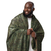 Digital Eastern Forest Veil CAMO Sherpa Blanket