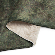 Digital Eastern Forest Veil CAMO Sherpa Blanket