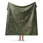 Digital Eastern Forest Veil CAMO Sherpa Blanket - 60″×80″