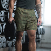 Digital Eastern Forest Veil CAMO Unisex Athletic Long Shorts - 2XS