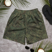 Digital Eastern Forest Veil CAMO Unisex Athletic Long Shorts