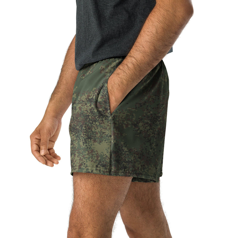 Digital Eastern Forest Veil CAMO Unisex Athletic Shorts - XS
