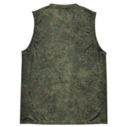 Digital Eastern Forest Veil CAMO Unisex Basketball Jersey