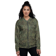 Digital Eastern Forest Veil CAMO Unisex Bomber Jacket