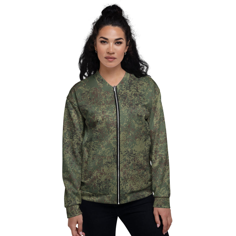 Digital Eastern Forest Veil CAMO Unisex Bomber Jacket