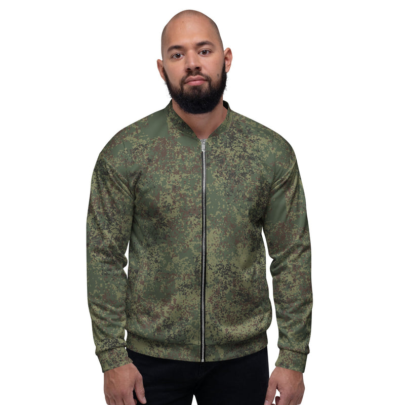 Digital Eastern Forest Veil CAMO Unisex Bomber Jacket