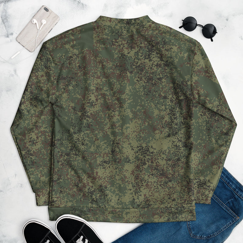 Digital Eastern Forest Veil CAMO Unisex Bomber Jacket