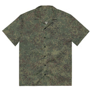 Digital Eastern Forest Veil CAMO Unisex Short-Sleeve Button Shirt - 2XS - Button-Up