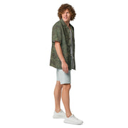 Digital Eastern Forest Veil CAMO Unisex Short-Sleeve Button Shirt - Button-Up