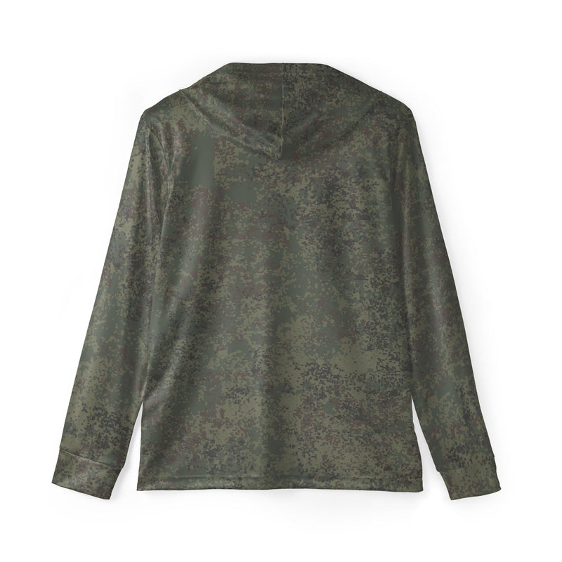 Digital Eastern Forest Veil CAMO Unisex Sports Warmup Hoodie