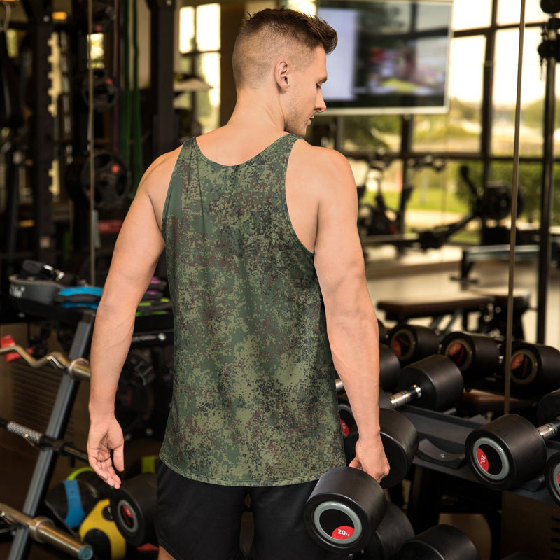 Digital Eastern Forest Veil CAMO Unisex Tank Top - Shirt