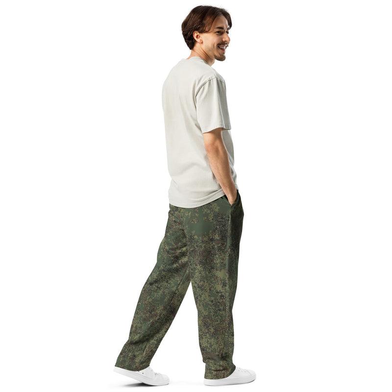 Digital Eastern Forest Veil CAMO Unisex Wide-Leg Joggers