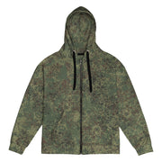 Digital Eastern Forest Veil CAMO Unisex Zip Hoodie - 2XS