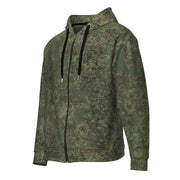 Digital Eastern Forest Veil CAMO Unisex Zip Hoodie