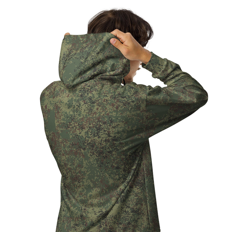 Digital Eastern Forest Veil CAMO Unisex Zip Hoodie