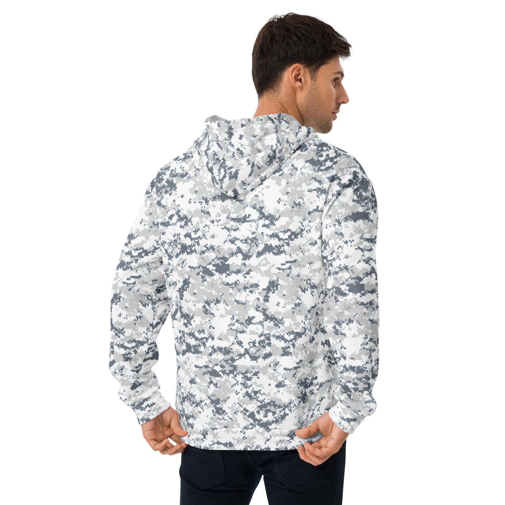 Digital Marine CADPAT Style Snow CAMO Unisex Hoodie Hoodies