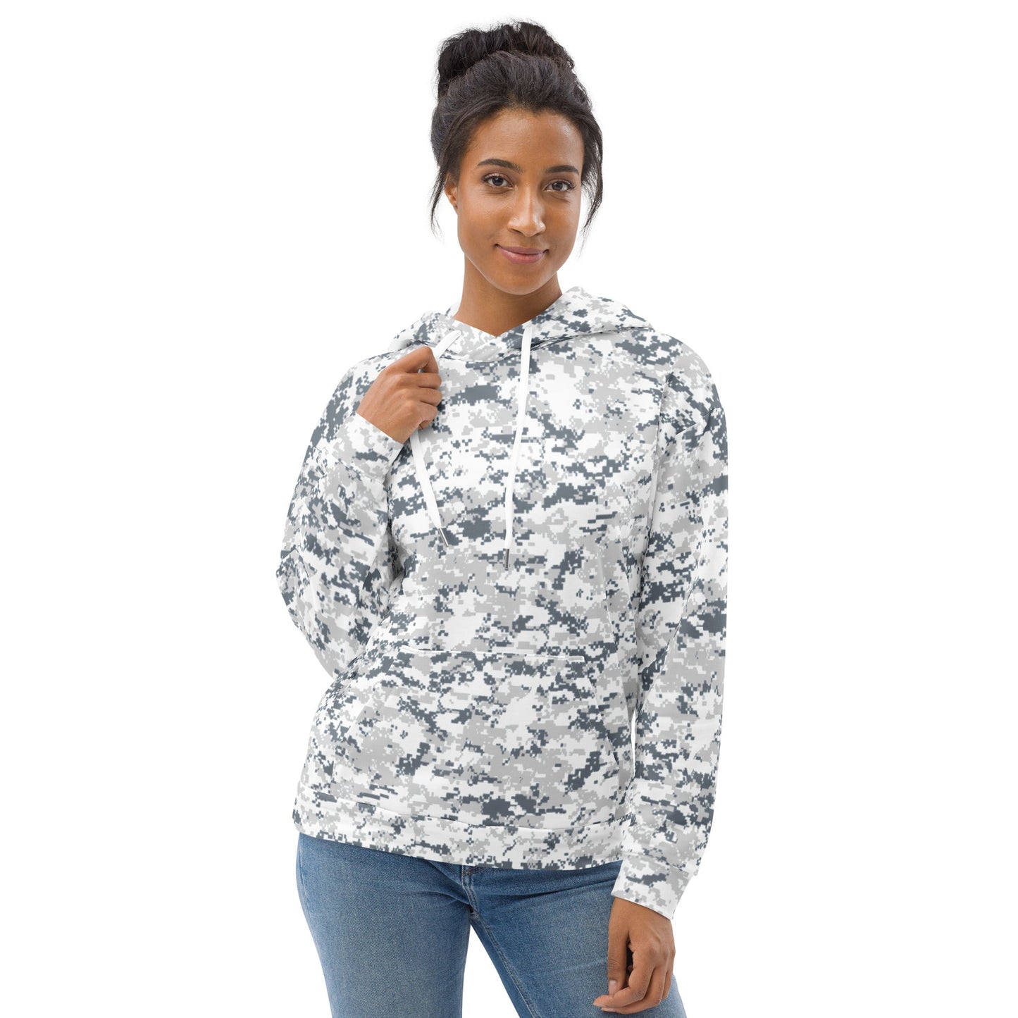 Digital Marine CADPAT Style Snow CAMO Unisex Hoodie Hoodies