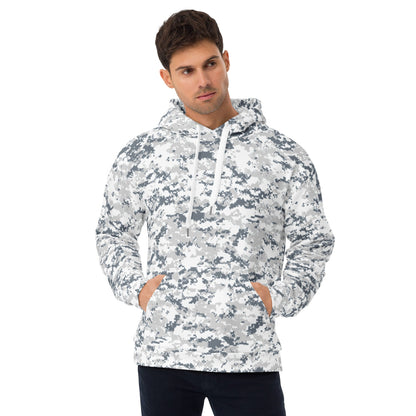 Digital MARPAT CADPAT Style Snow CAMO Unisex Hoodie - 2XS