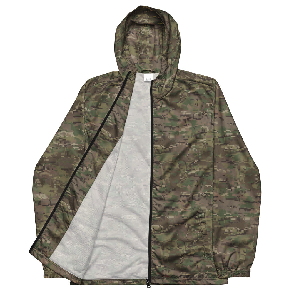 Digital Multi-Terrain CAMO Men’s windbreaker - Mens Windbreaker