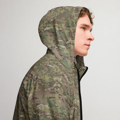 Digital Multi-Terrain CAMO Men’s windbreaker - Mens Windbreaker