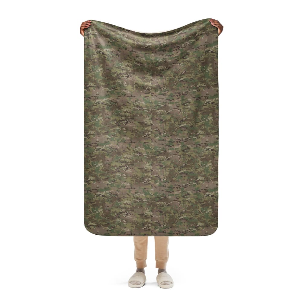 Digital Multi-Terrain CAMO Sherpa blanket - 37″×57″ - Sherpa Blanket